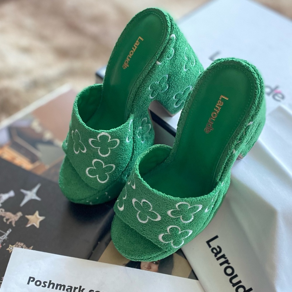 Larroudé Margot Wedge Heels - Picture 9 of 14